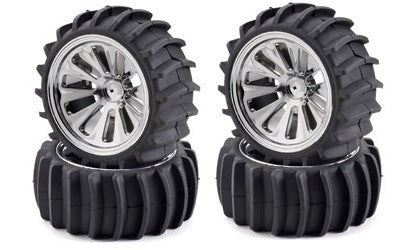 CARSON Pneumatici + cerchi Pelle Chrome CV-10B (x4) 500105201