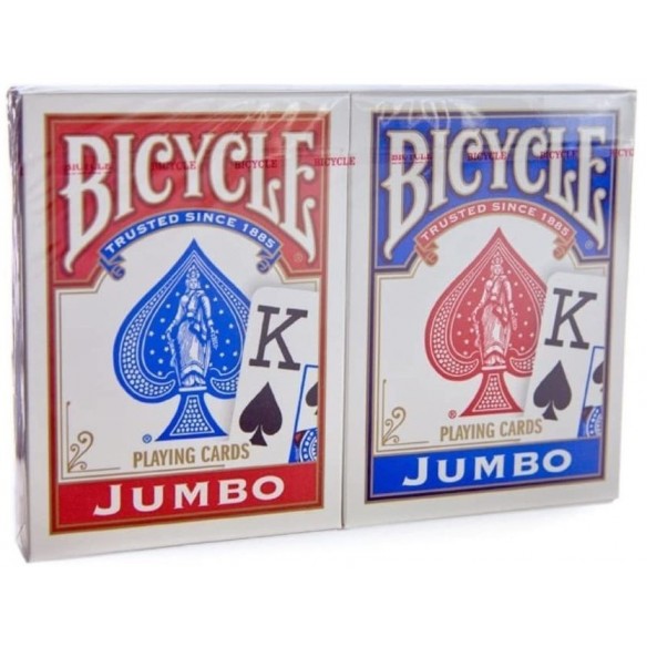 Carte da Poker - Pack 2 Mazzi Bicycle Jumbo Index