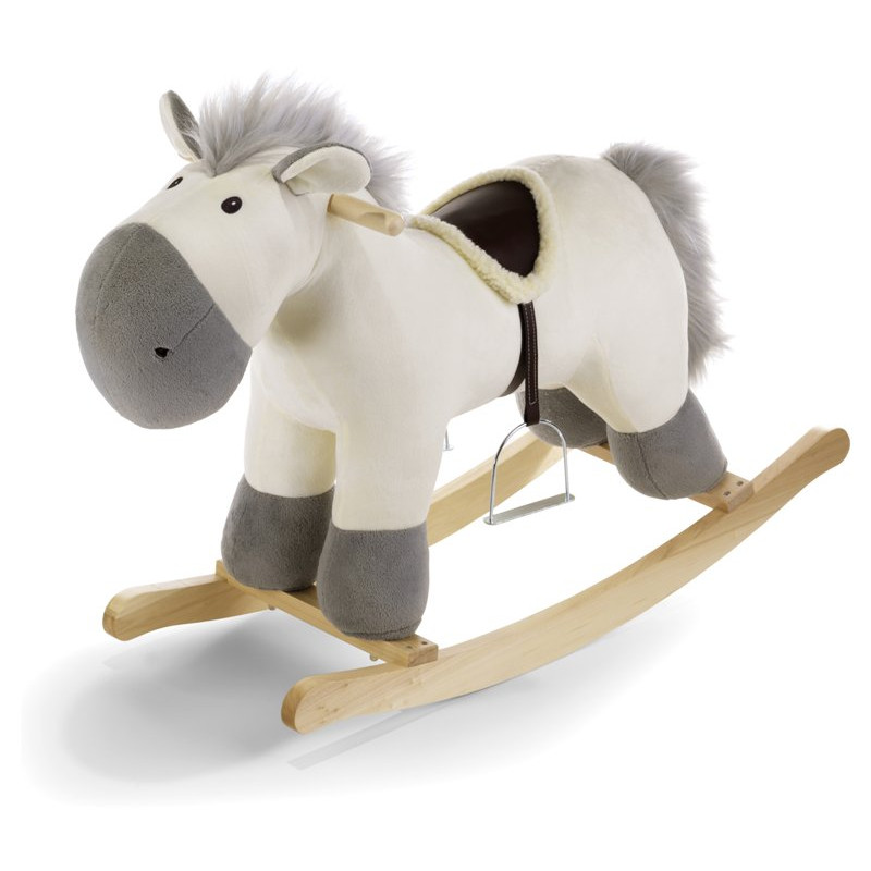 Cavallino Bianco A Dondolo Plush & company 02426