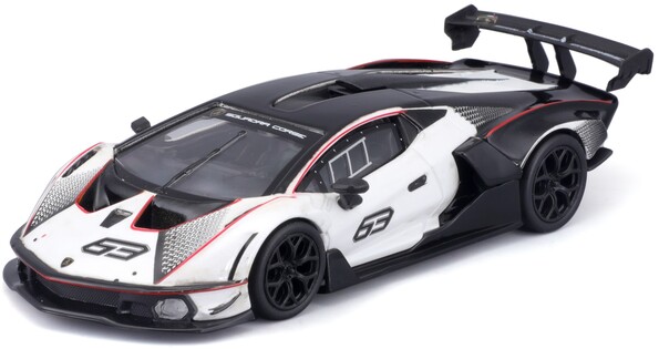 Bburago 1:24 Gara Lamborghini Essenza SCV12 Bianca