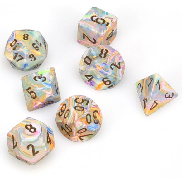 Chessex - Set 7 Dadi - Festive Vibrant/Brown