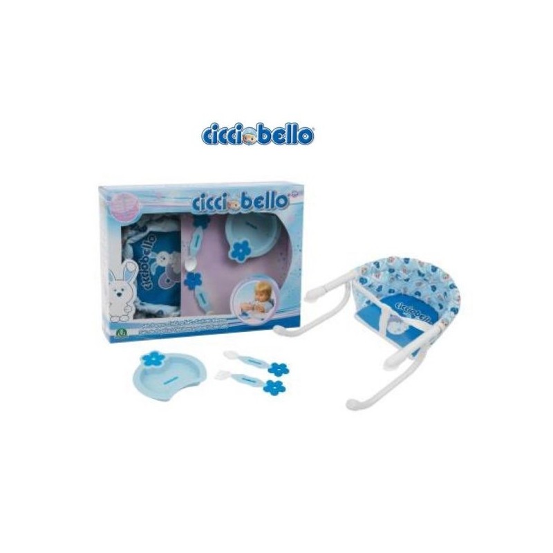 CICCIO BELLO SET PAPPA CON SEGGIOLINO DA TAVOLO, ANNI 3+