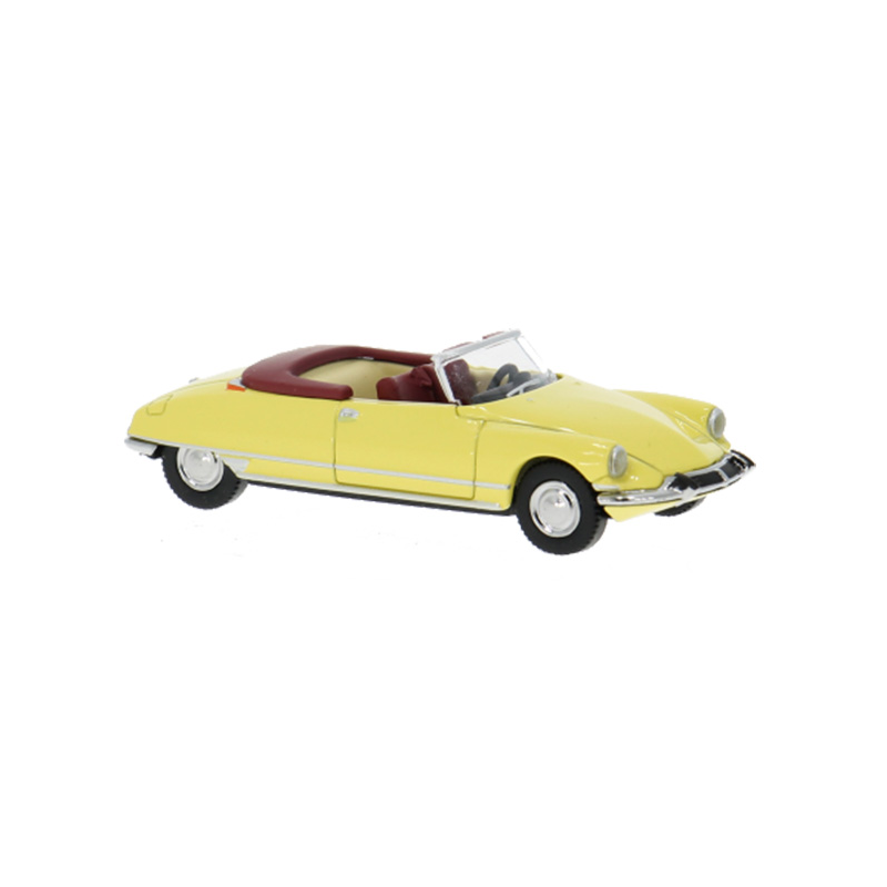 Citroën DS Cabriolet, giallo chiaro. BREKINA 14232
