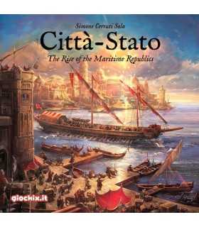 Città-Stato - Giochi Gestionali di Strategia e Commercio nel XII secolo, per 1-4 Giocatori, di Simone Cerruti Sola - 90 Minuti