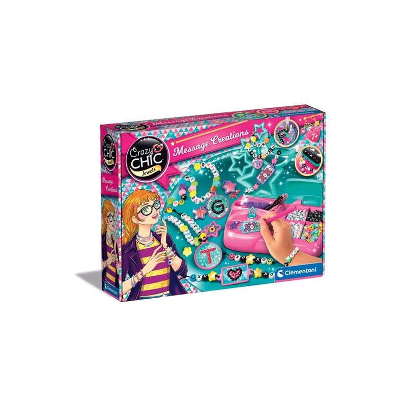CLEMENTONI CRAZY CHIC, GIOIELLI CON MESSAGGI, ANNI 7+