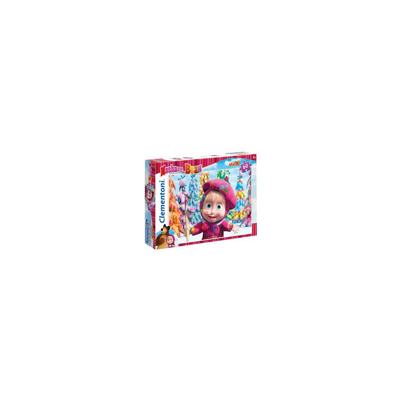 CLEMENTONI - Puzzle Masha & Orso 60 pezzi - 26747