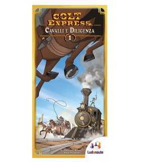 Colt Express: Cavalli e Diligenza - Espansione Strategica per 2-6 Giocatori, Avventure nel Far West, Gioco da Tavolo Asmodee