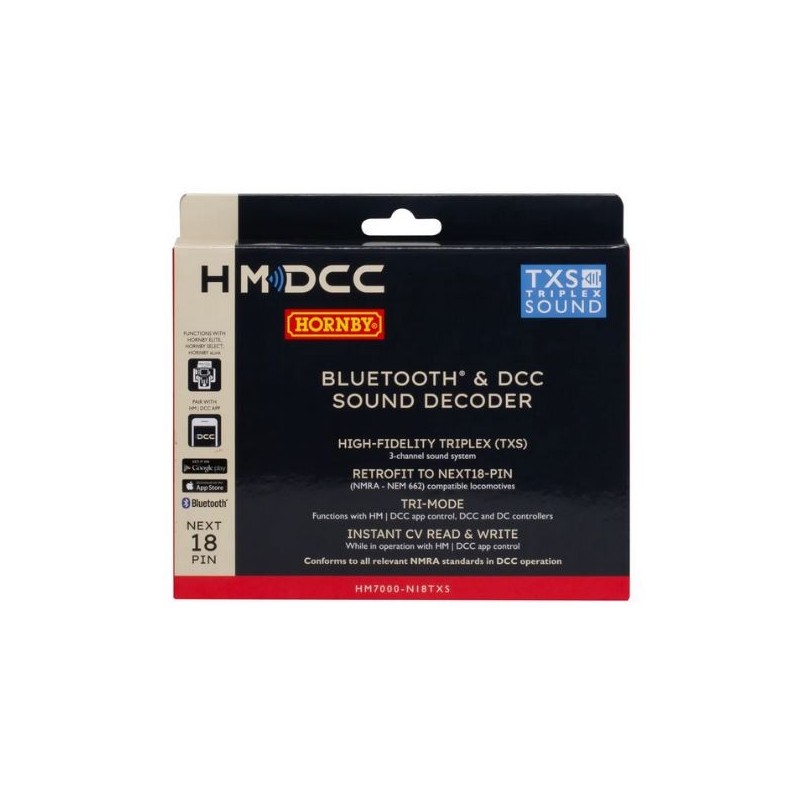 Decoder audio Bluetooth - DCC. Connettore Next18. HORNBY R7345