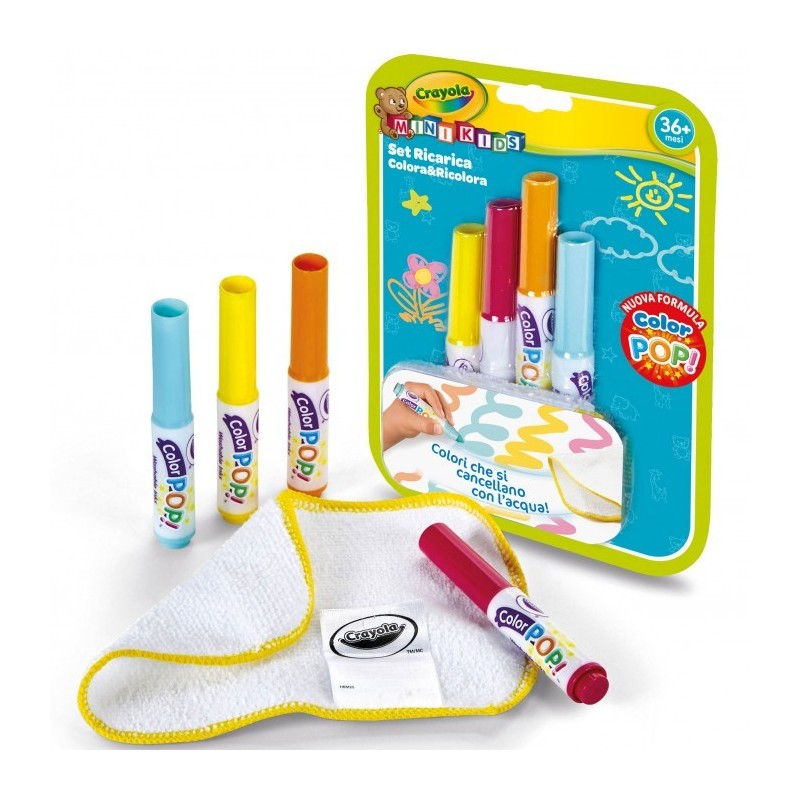 CRAYOLA COLORA E RICOLORA, SET RICARICA, ANNI 3+,