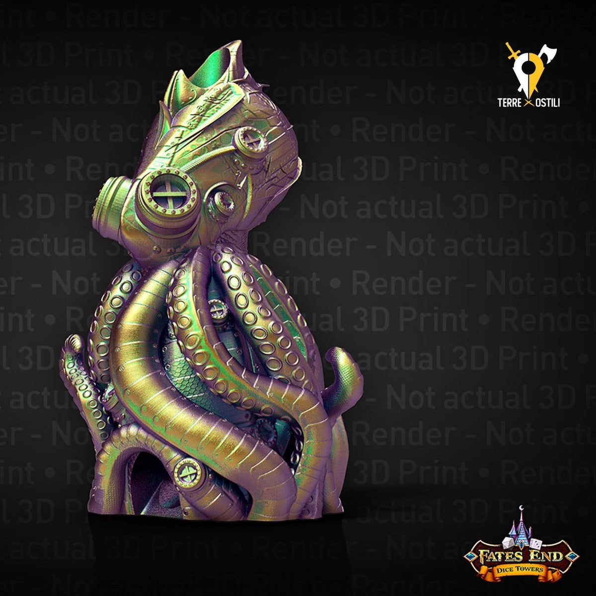 Cthulhu polpo meccanizzato Torre lancia dadi dicetower