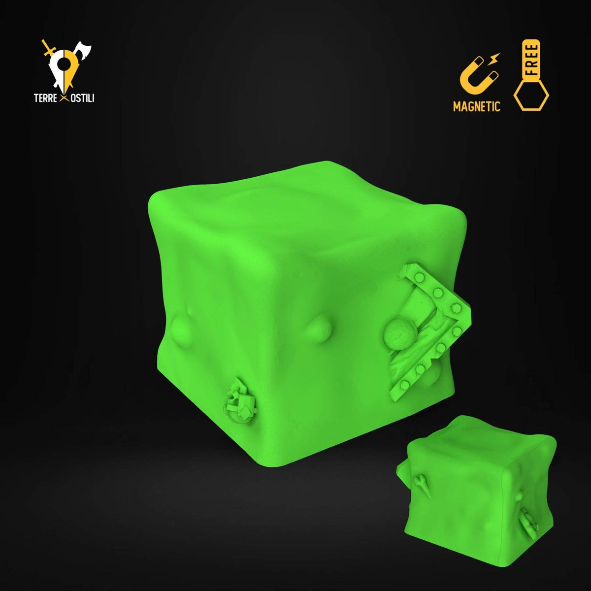 Cubo gelatinoso Melma miniatura