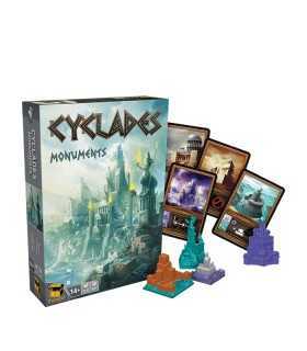 Cyclades: Monuments - Gioco da Tavolo Strategico per 2-5 Giocatori, Espansione Mitologica, 90 Minuti di Avventura!