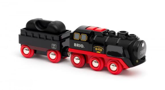 Brio Locomotiva a vapore con serbatoio acqua per batterie