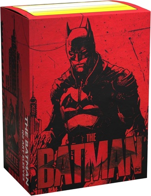 100 Sleeves Dragon Shield STANDARD ART MATTE  THE BATMAN Bustine Protettive