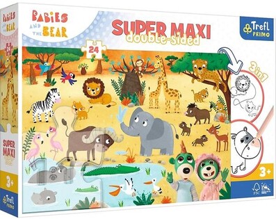 Hit Puzzle 24 SUPER MAXI - Bambini e Orso