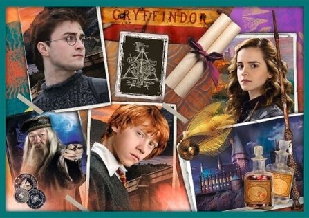 Trefl Puzzle 10v1 - Nel mondo di Harry Potter