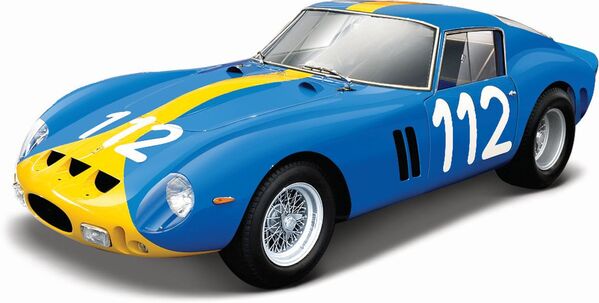 Bburago 1:24 Ferrari Racing 250 GTO Blu