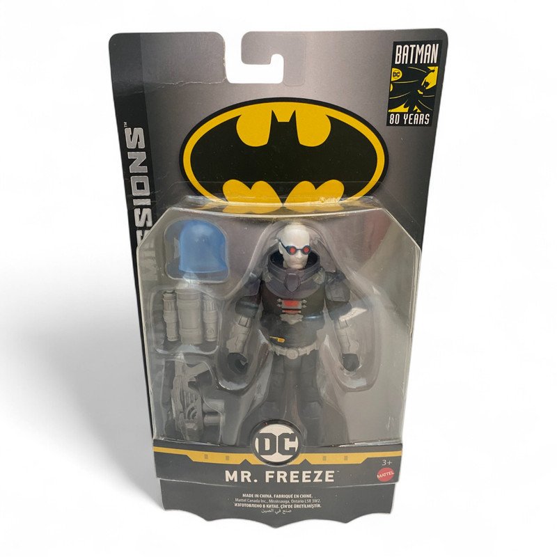 DC Batman Missions Mr. Freeze Action Figure (MOC : Mint On Card)