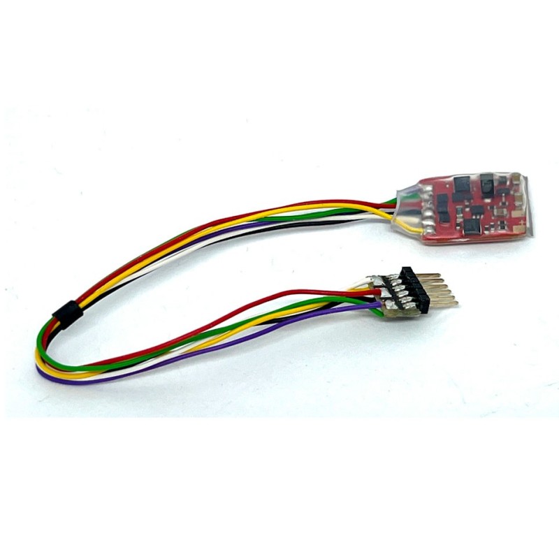 Decoder FD Micro II. NEM 651 (con cavi). Train-O-Matic 02010117