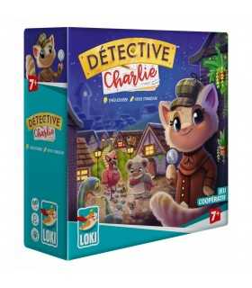 Detective Charlie - Gioco di Deduzione Cooperativo per Famiglie, 1-5 Giocatori, Età 7, Avventura a Mysterville in 25 Minuti