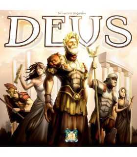 Deus - Gioco di Strategia Avvincente per 2-4 Giocatori, Gestione Risorse e Mitologia, Durata 60 Minuti, Autore Sébastien Dujard