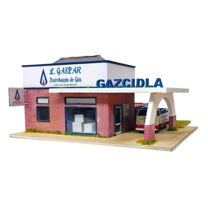 Distributore di gas L. Gaspar. MODELISMO ARTESANAL MA_EC_04