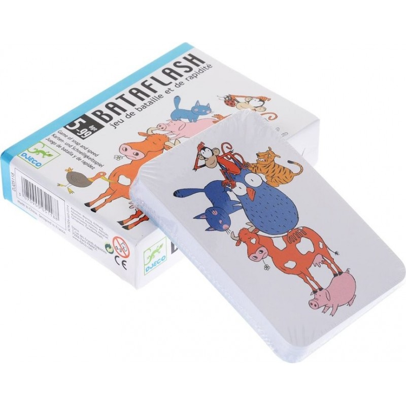 DJECO DJ 05118 BATAFLASH GIOCO DI SCONTRO E ABILITA' ETA' 5-99 GIOCATORI 2-4