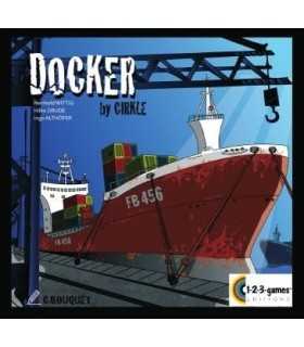 Docker - Gioco di Dadi Strategico per 2-4 Giocatori, Divertimento in 5 Minuti, Sfida Tattica 3x3 per Bambini e Famiglie