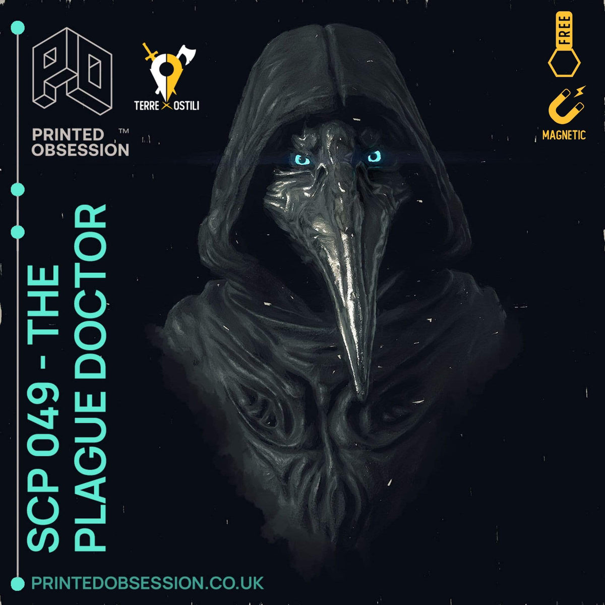 Dottore della peste kenku corvo busto resina alta qualità miniatura