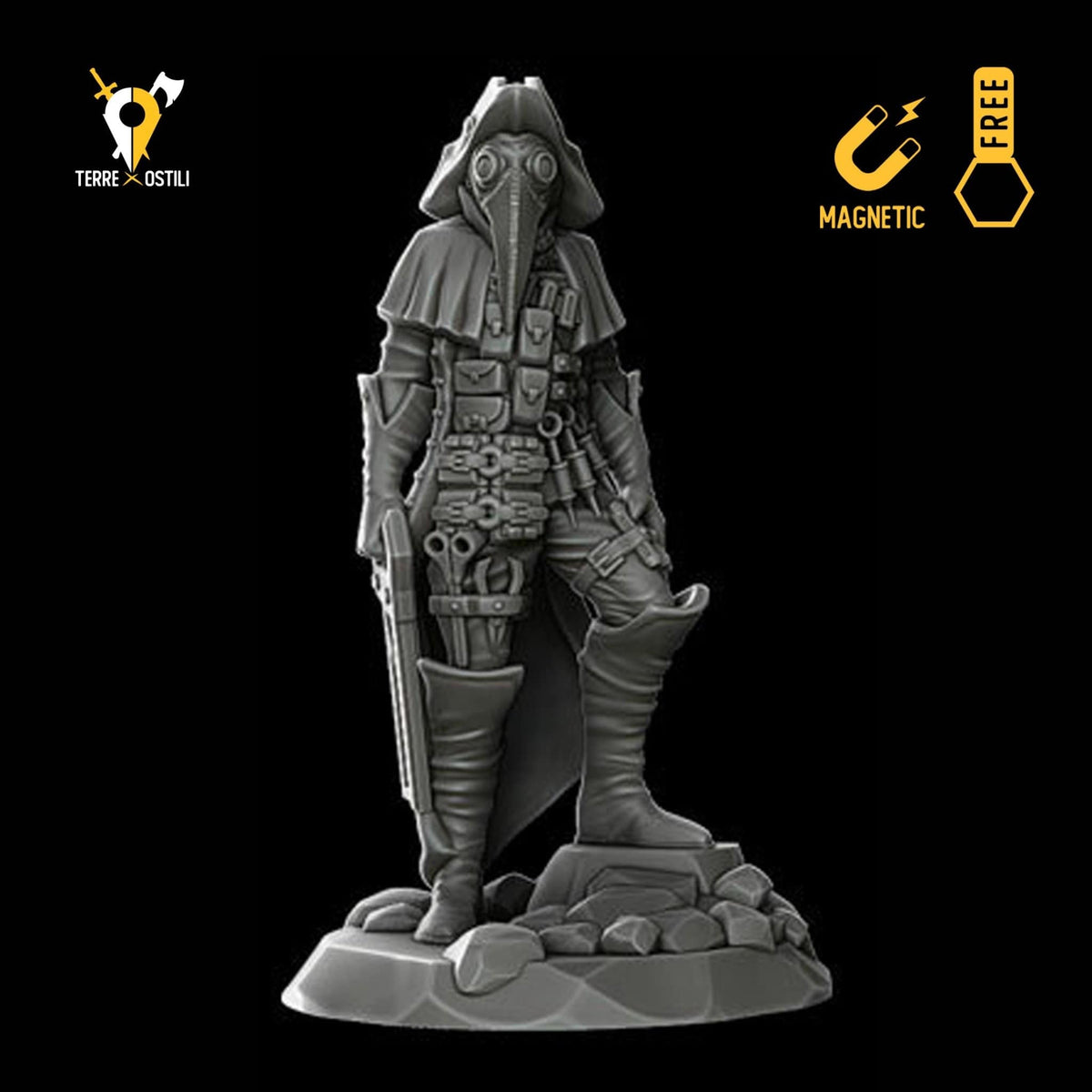 Dottore della peste miniatura