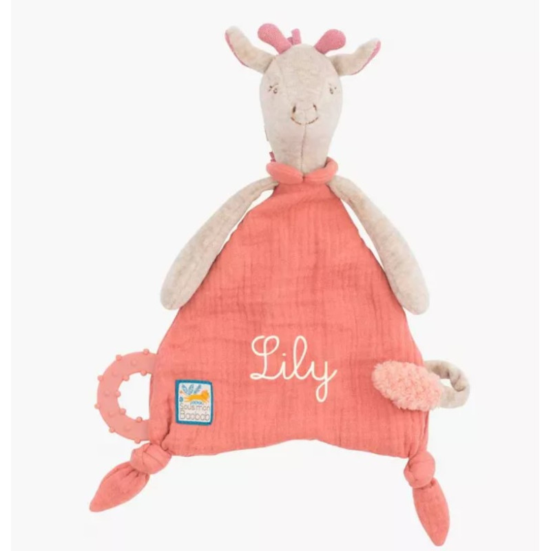 Doudou giraffa porta ciuccio Moulin Roty 669017
