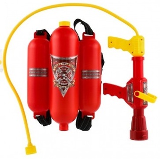 Pistola ad acqua del pompiere con caricatore sul retro