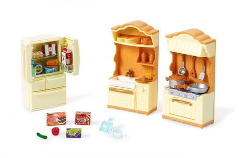Sylvanian Families Set - cucina con frigorifero