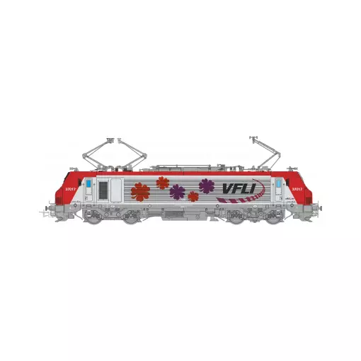 BB 37017 Locomotiva elettrica VFLI - Os.kar 3704 - HO 1/87 - SNCF - Ep VI - Analogico - 2R