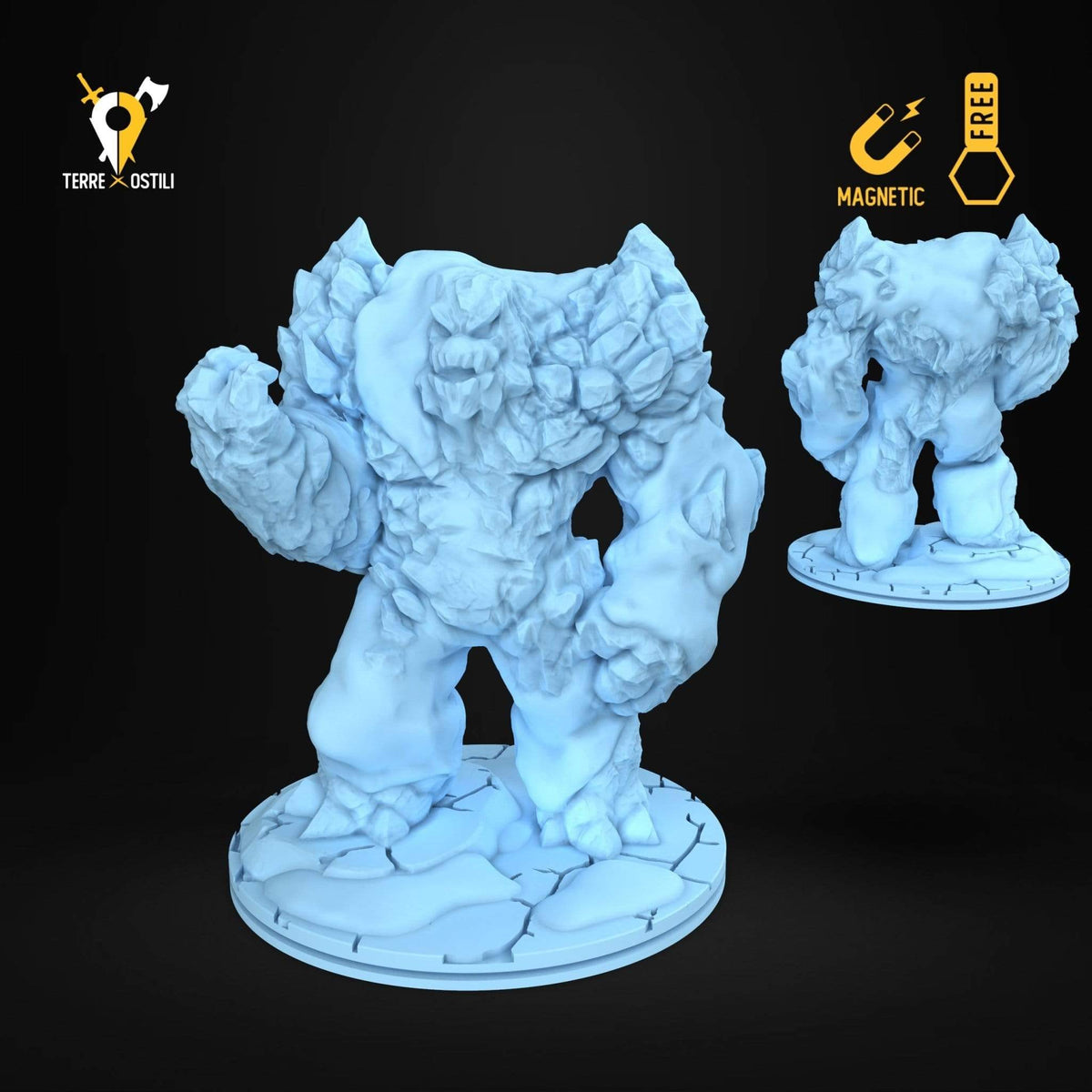 Elementale freddo ghiaccio gelo miniatura