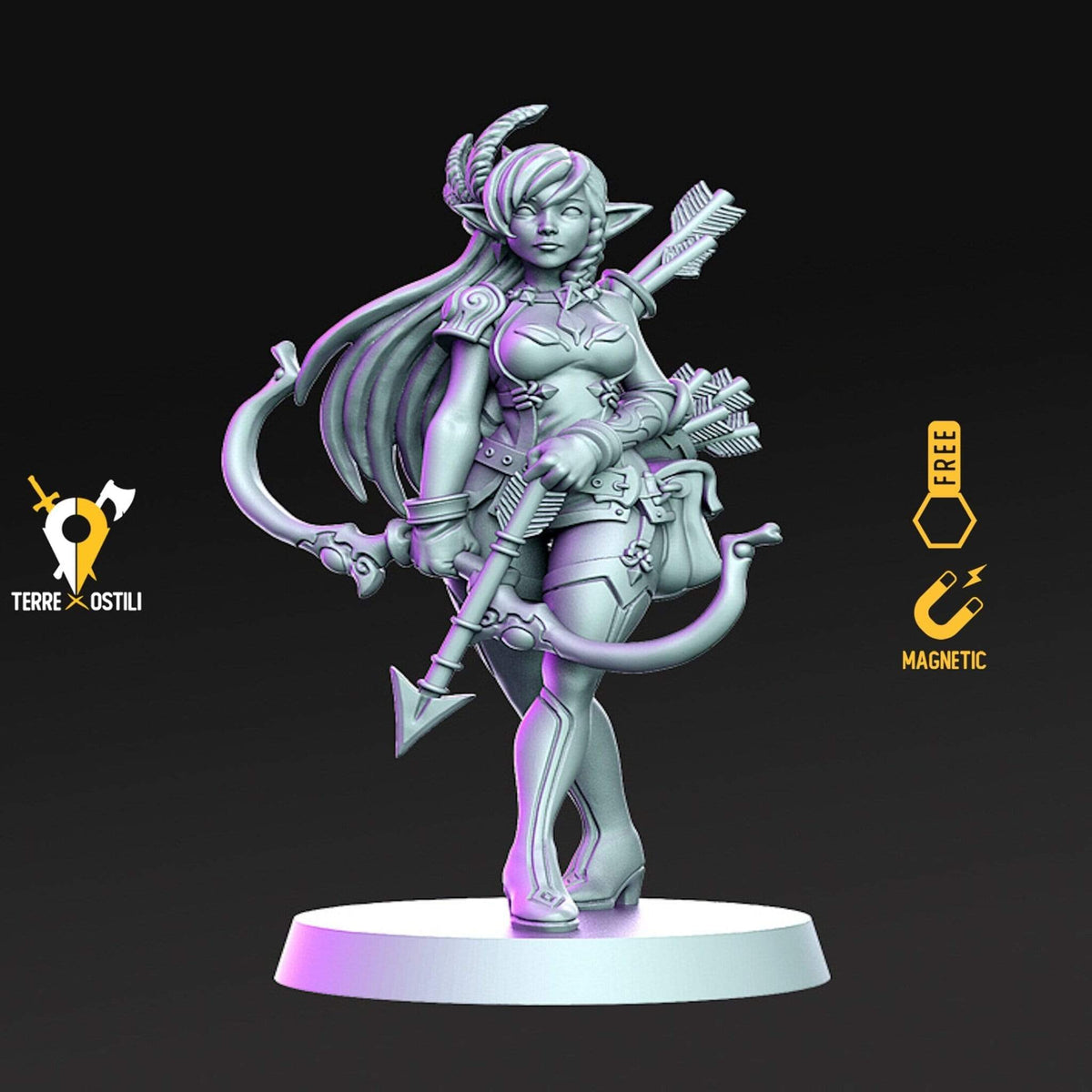 Elfa ranger cacciatore miniatura