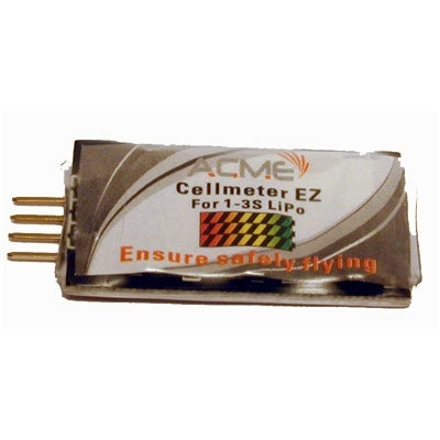 EV-Cell Meter misuratore voltaggio lipo 1S-2S-3S