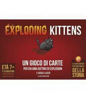 Exploding Kittens - Gioco di Carte Strategico e Divertente per Famiglie e Amici, 15 Minuti di Risate e Suspense!