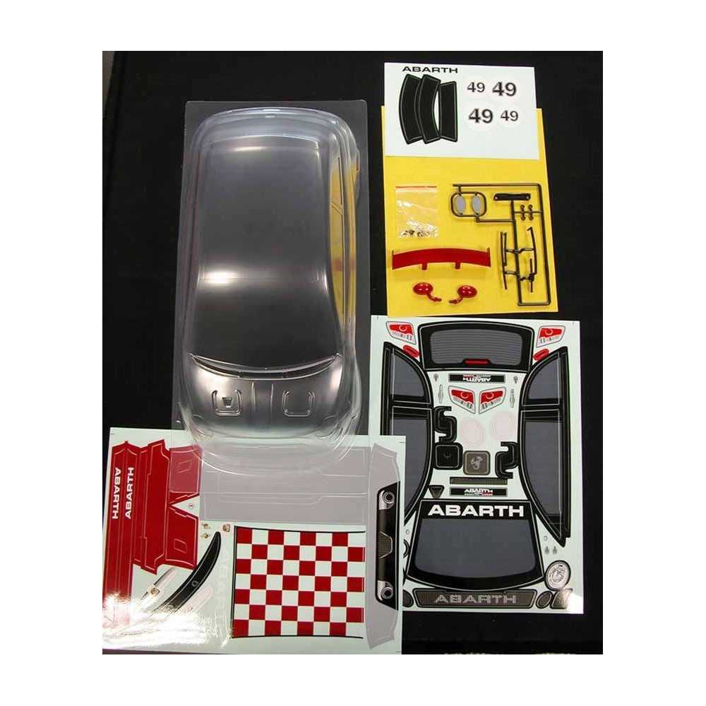 EZpower Fiat 500 Abarth con Decals e Accessori (art. EZQR10520)