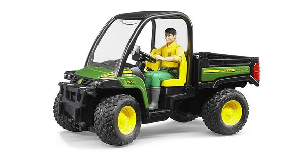 Bruder 02490 John Deere Gator XUV 855D con figurina
