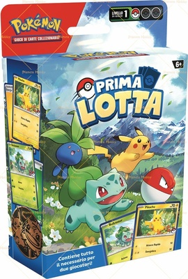 MAZZO PRIMA LOTTA BULBASAUR E PIKACHU GCC POKEMON italiano