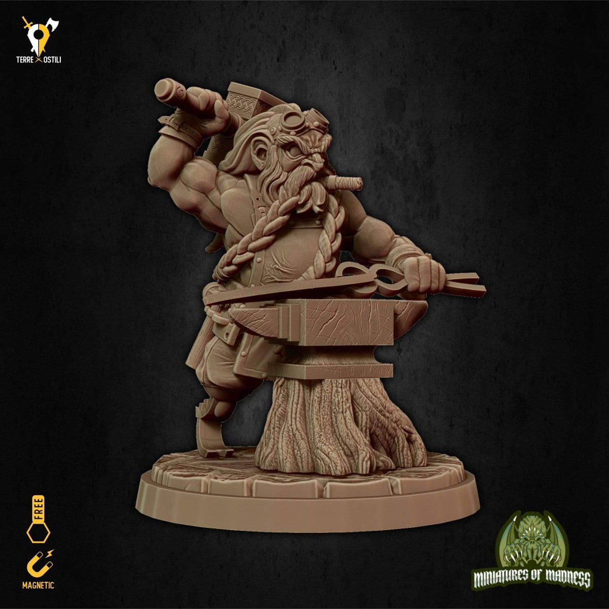 Fabbro nano incudine miniatura