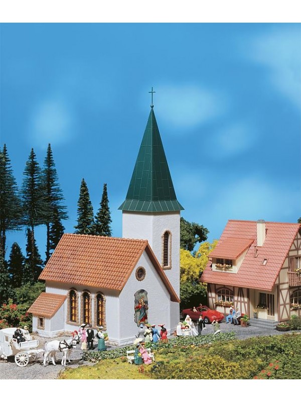 FALLER 130240 Scala HO Chiesetta per villaggio con campanile