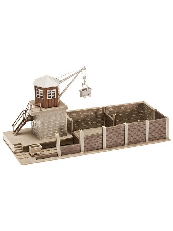 FALLER 120147 Scala HO Impianto di rifornimento carbone con grù manuale epoca I