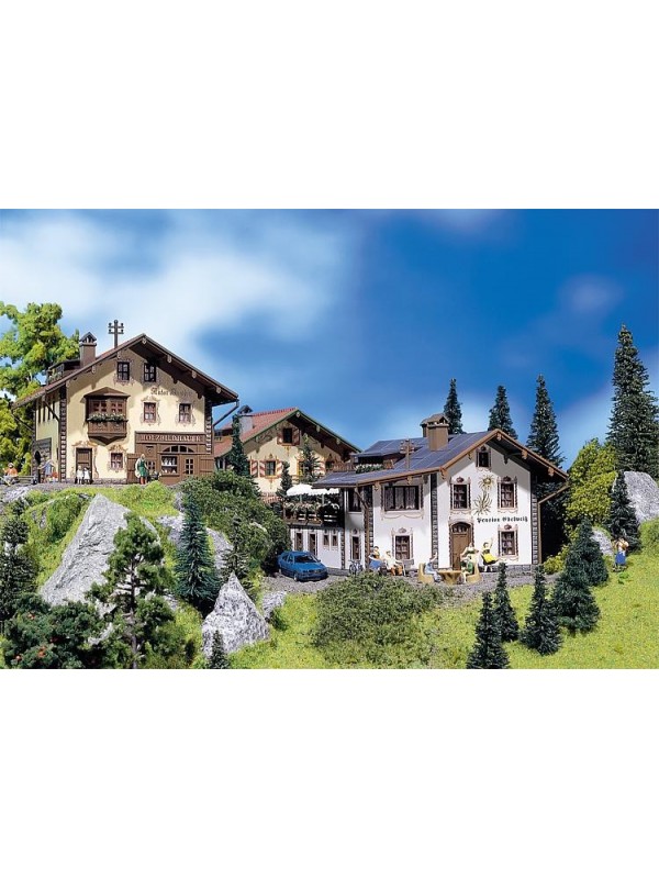 FALLER 232234 Scala N Pensione alpina Edelweiss (con tavoli e panche inclusi)