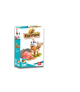 Farmini - Gioco da Tavolo per Bambini, Coltiva la Tua Fattoria e Vinci il Trofeo! 1-4 Giocatori, Divertente e Strategico!
