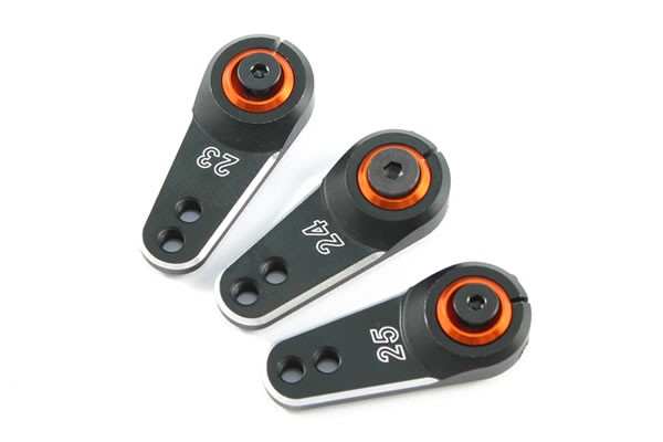 Fastrax Barra di diffusione in alluminio nero da 25T Futaba/Savox FAST311B