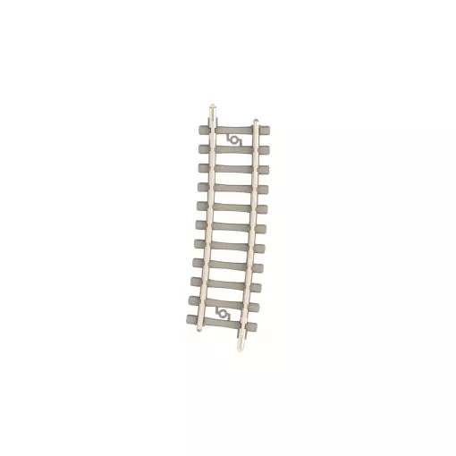 Traversina curva in calcestruzzo - Minitrix 14514 - N 1/160 - Codice 60 - Raggio 362,6 mm - 2R