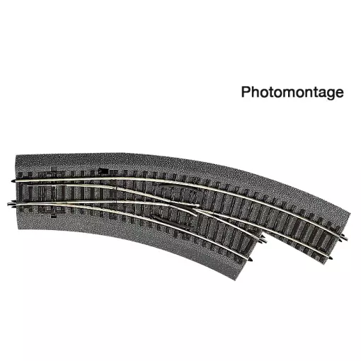 Aiguillage courbe droit BWr2/3 - Roco 42561 - HO 1/87