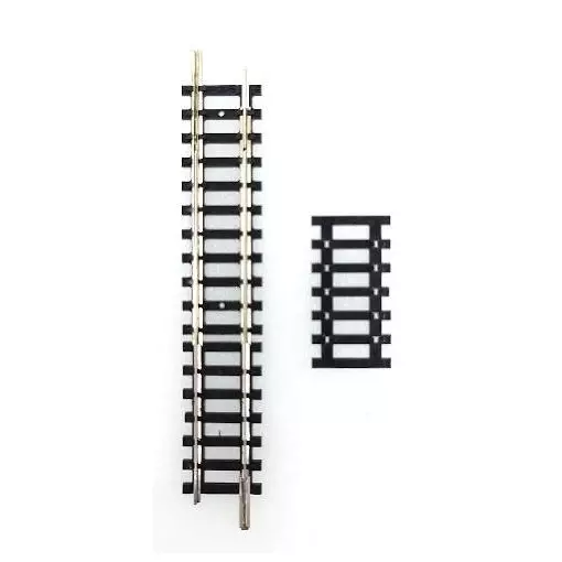 Binario diritto variabile - Minitrix TR149875 - da 86,5 a 120 mm - N : 1/160 - codice 80 - 2R